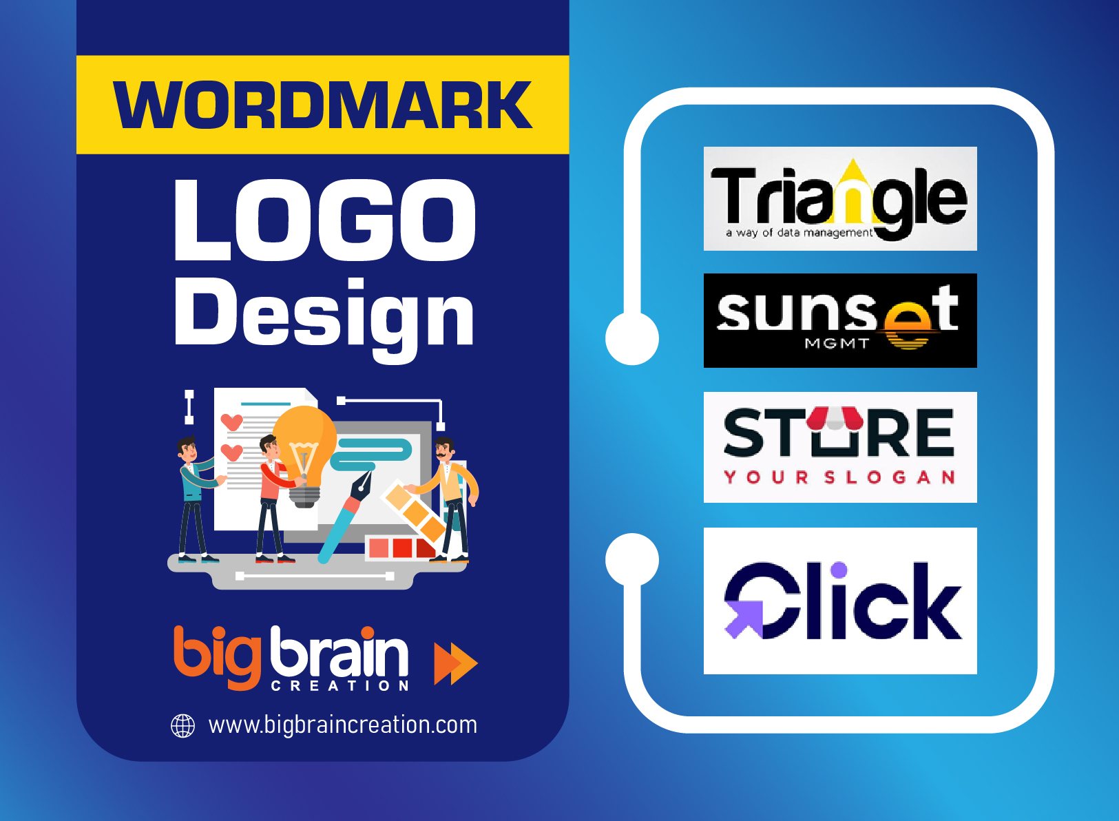 Wordmark Type Logo Designing